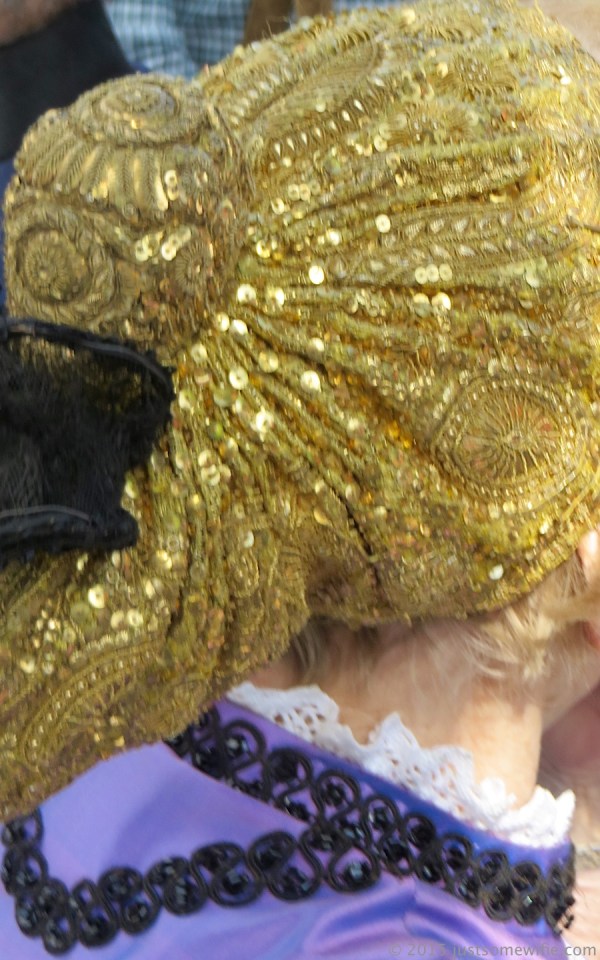 golden headdress